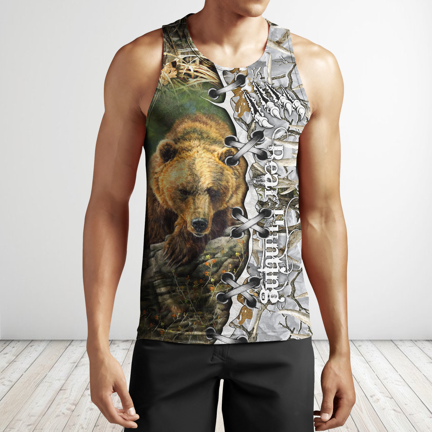 BEAR HUNTING CAMO 3D ALL OVER PRINTED SHIRTS FOR MEN AND WOMEN Pi061203 PL - Amaze Style™-Apparel