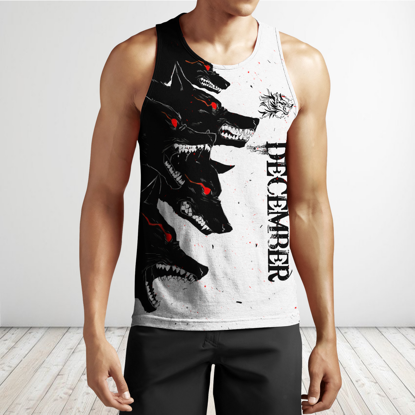 The Dark Wolf December 3D All Over Printed Unisex Deluxe Hoodie ML