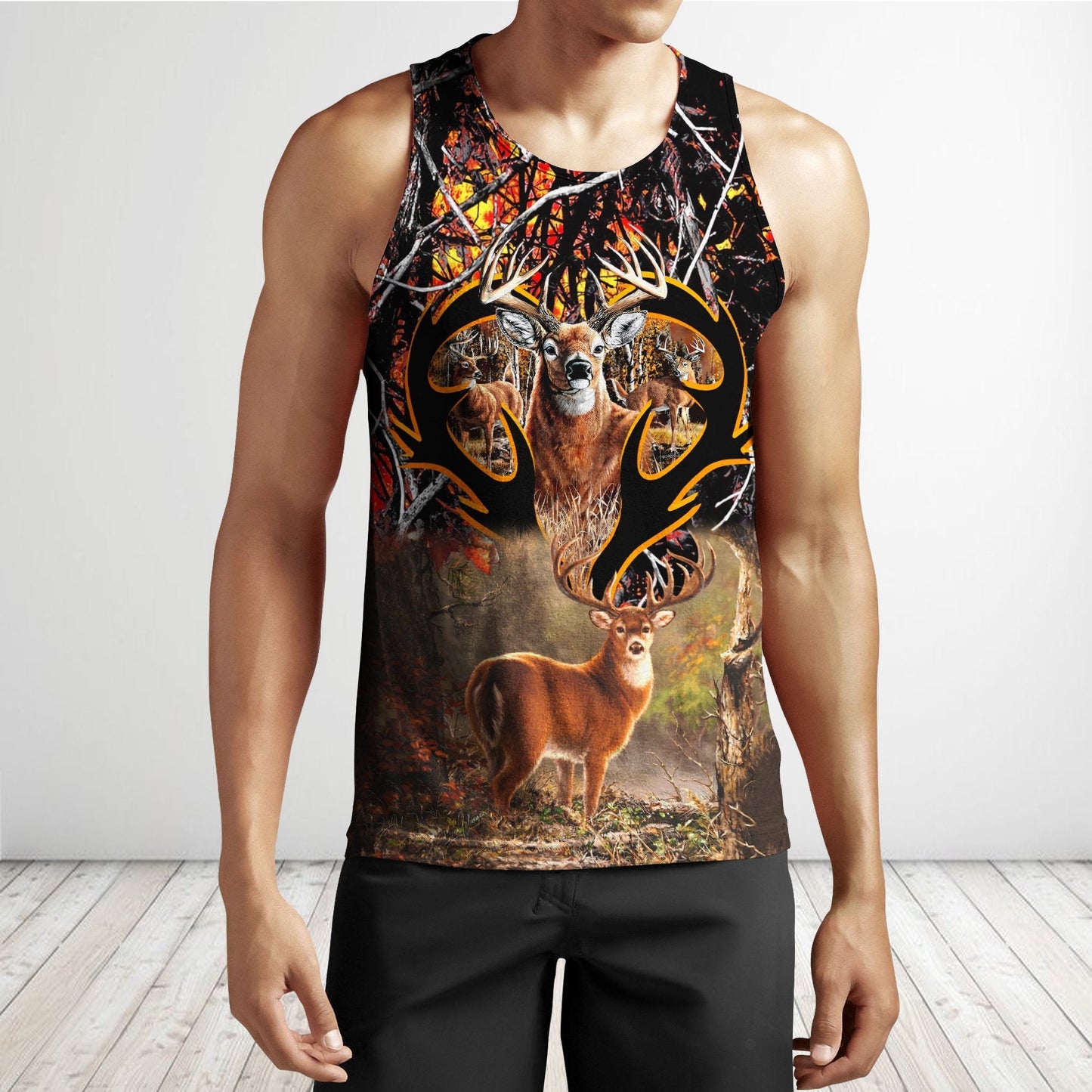 Amazing Deer Hunting 3D All Over Printed Shirts For Men MH2808203-LAM