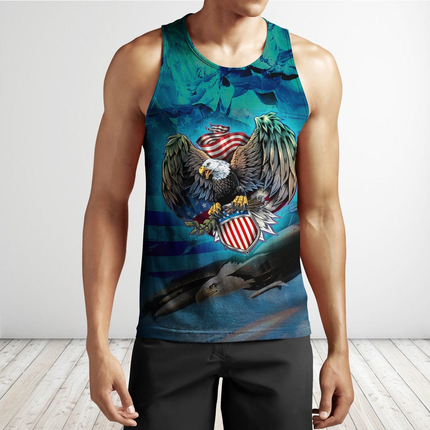 Beautiful All Over Printed American Eagle Hoodie MH1209201-MEI