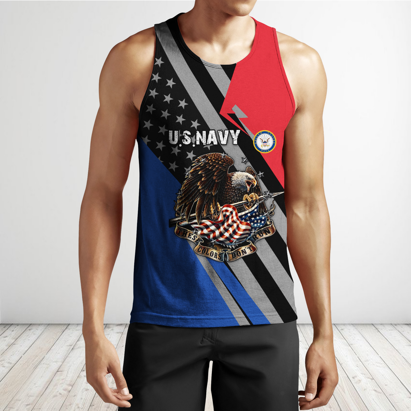 US Navy 3D All Over Printed Shirts For Men and Women TA091420051S