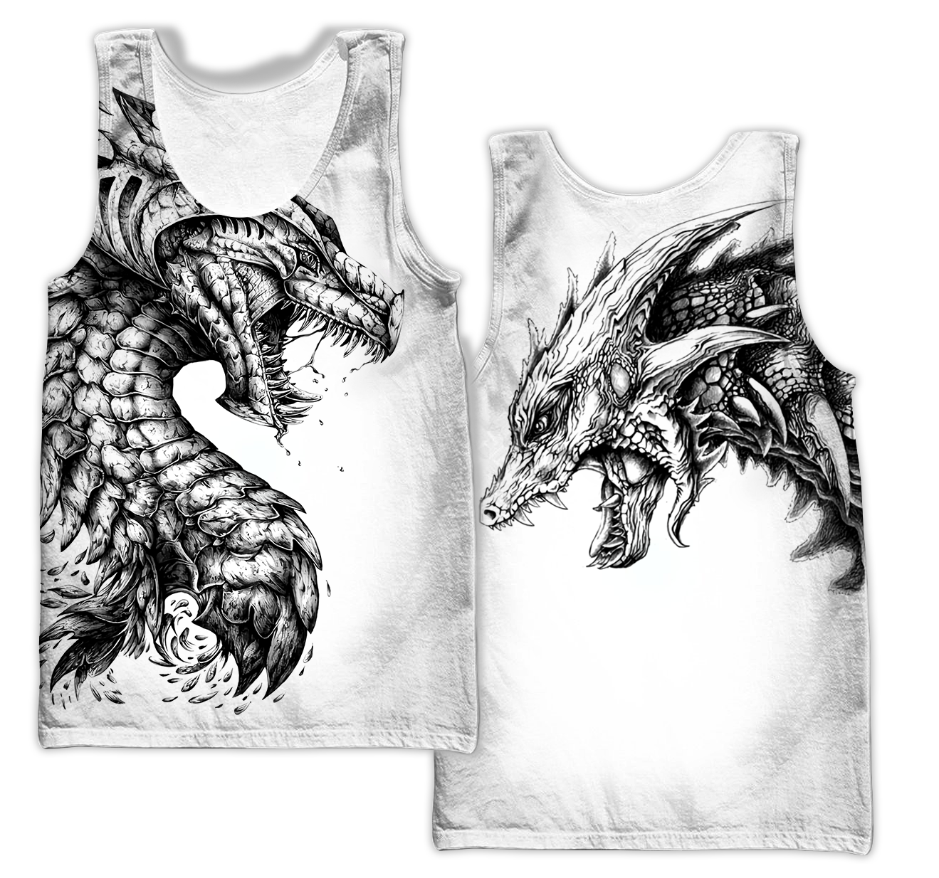 Tattoo and Dungeon Dragon Hoodie T Shirt For Men and Women HAC250502-NM - Amaze Style™-Apparel