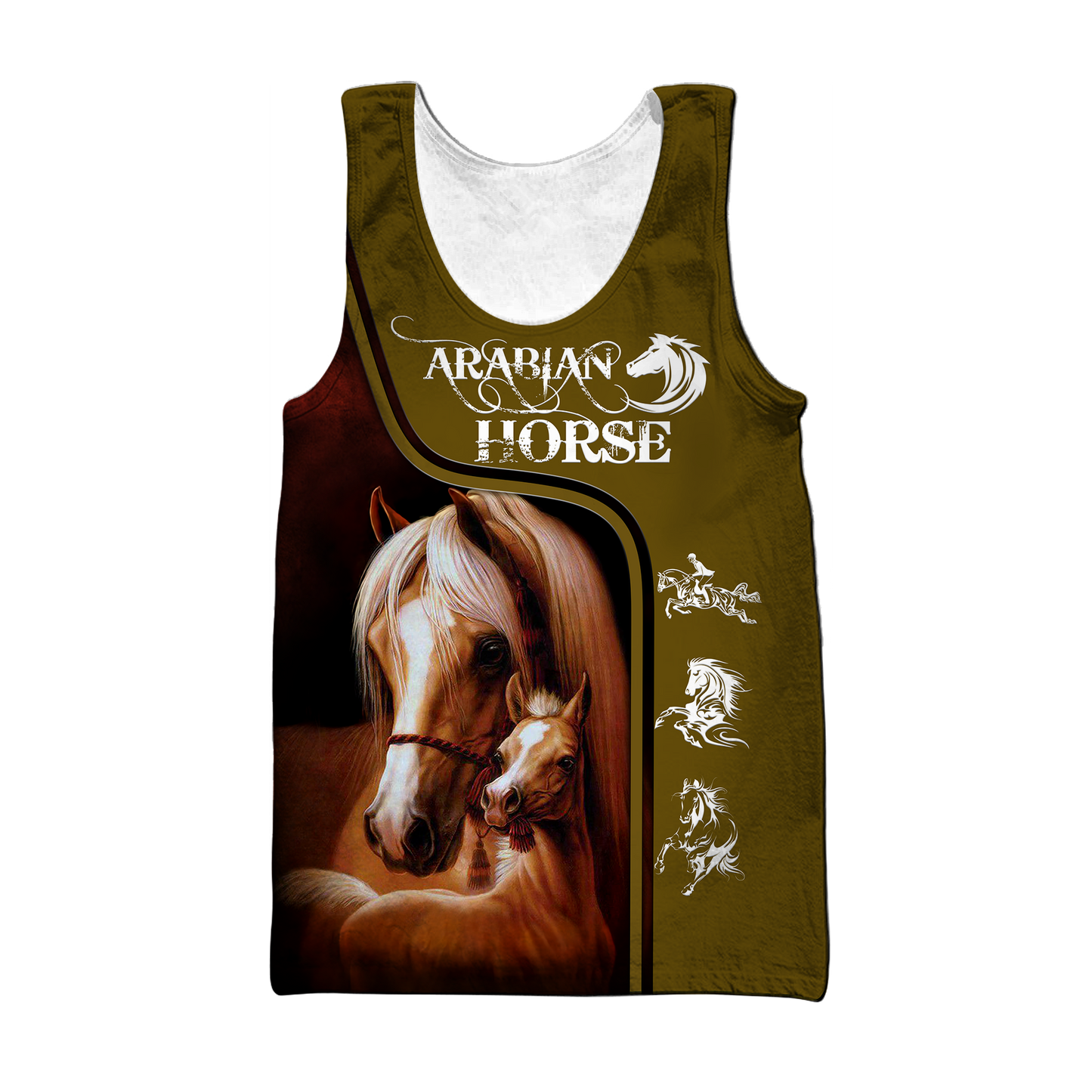 Arabian Horse 3D All Over Printed Shirts Pi12102004