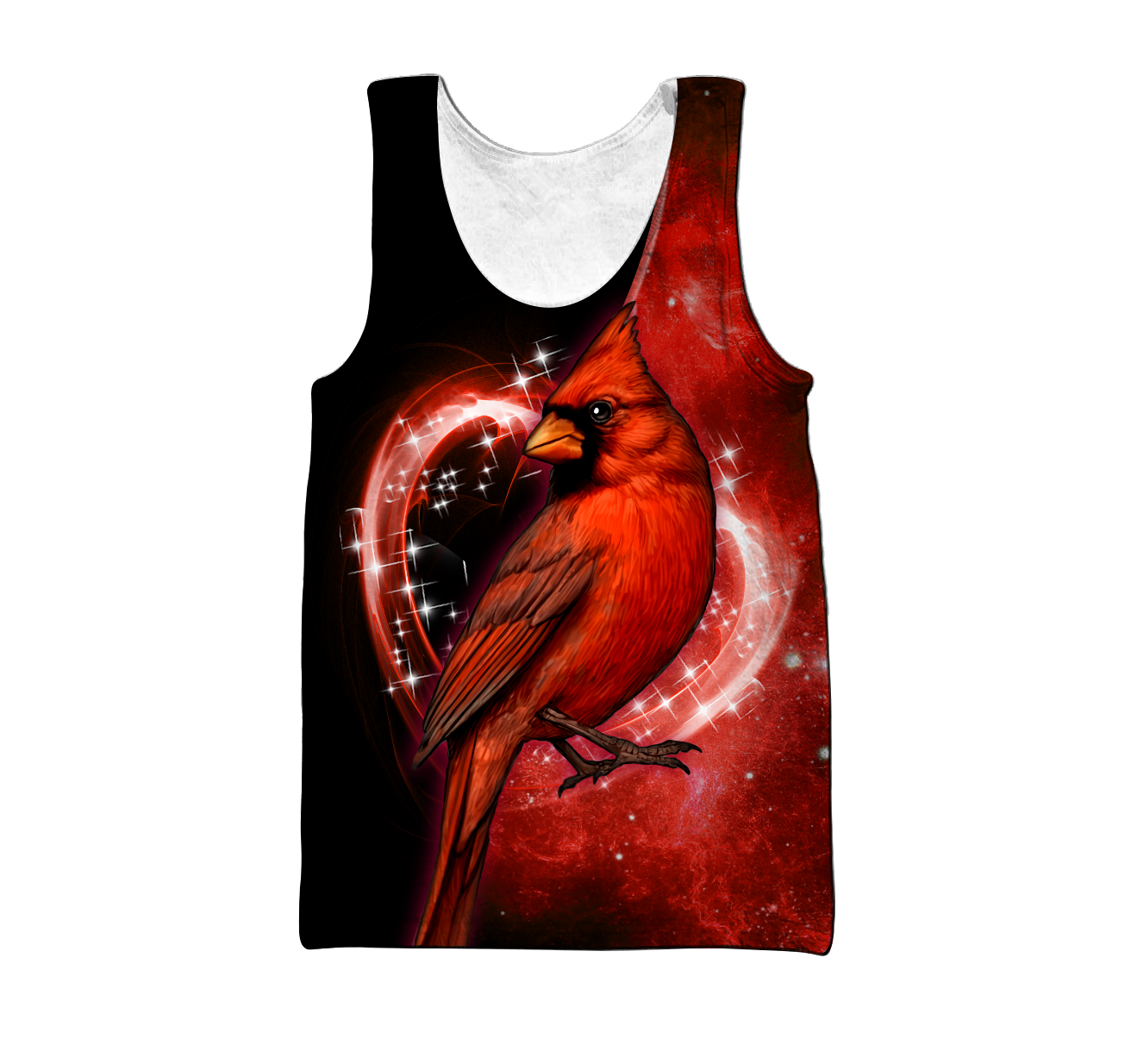 Cardinal Birds Red Color shirts dress shorts for men and women