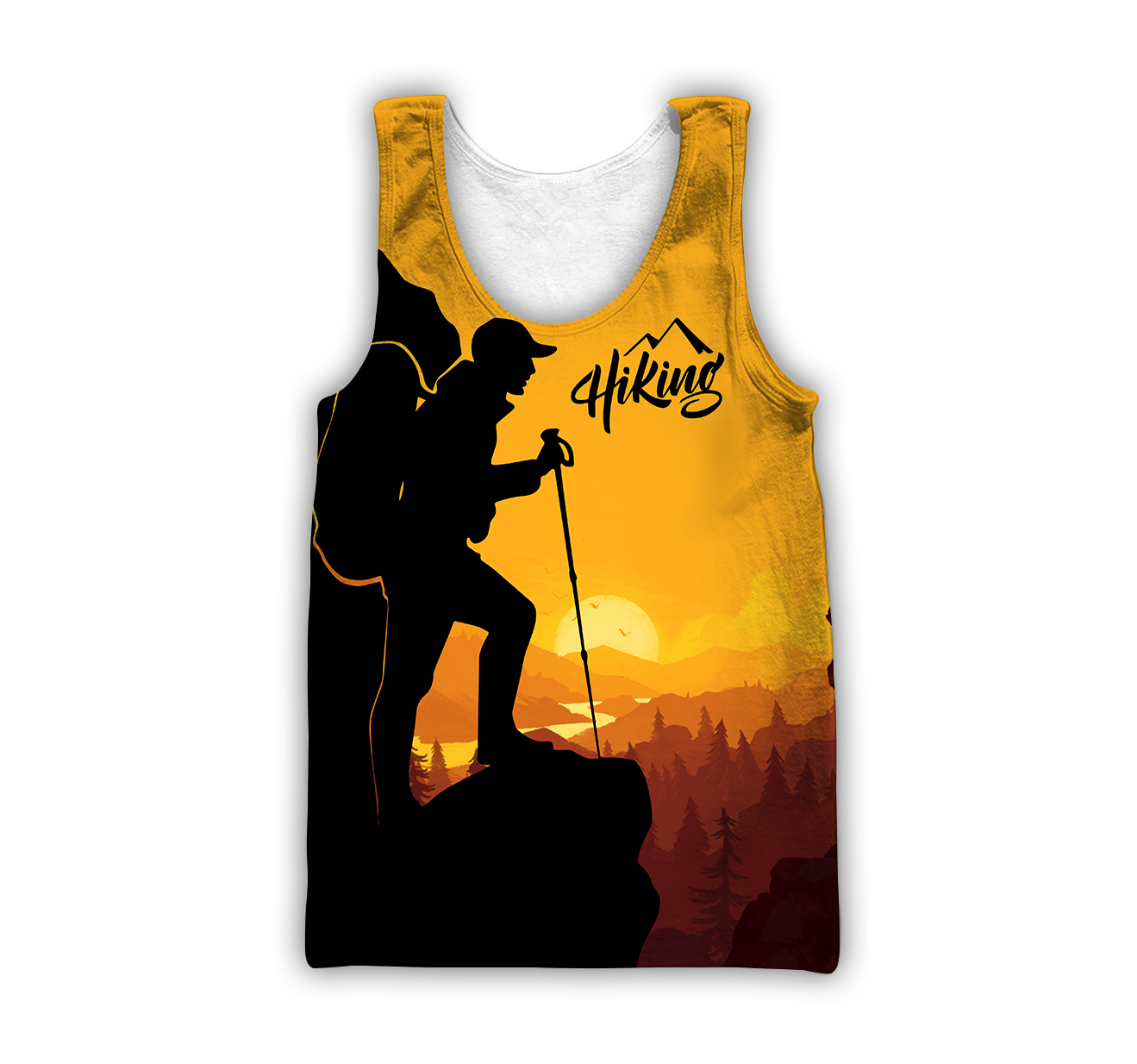 Hiking trails open sunset 3D all over printed shirts for men and women