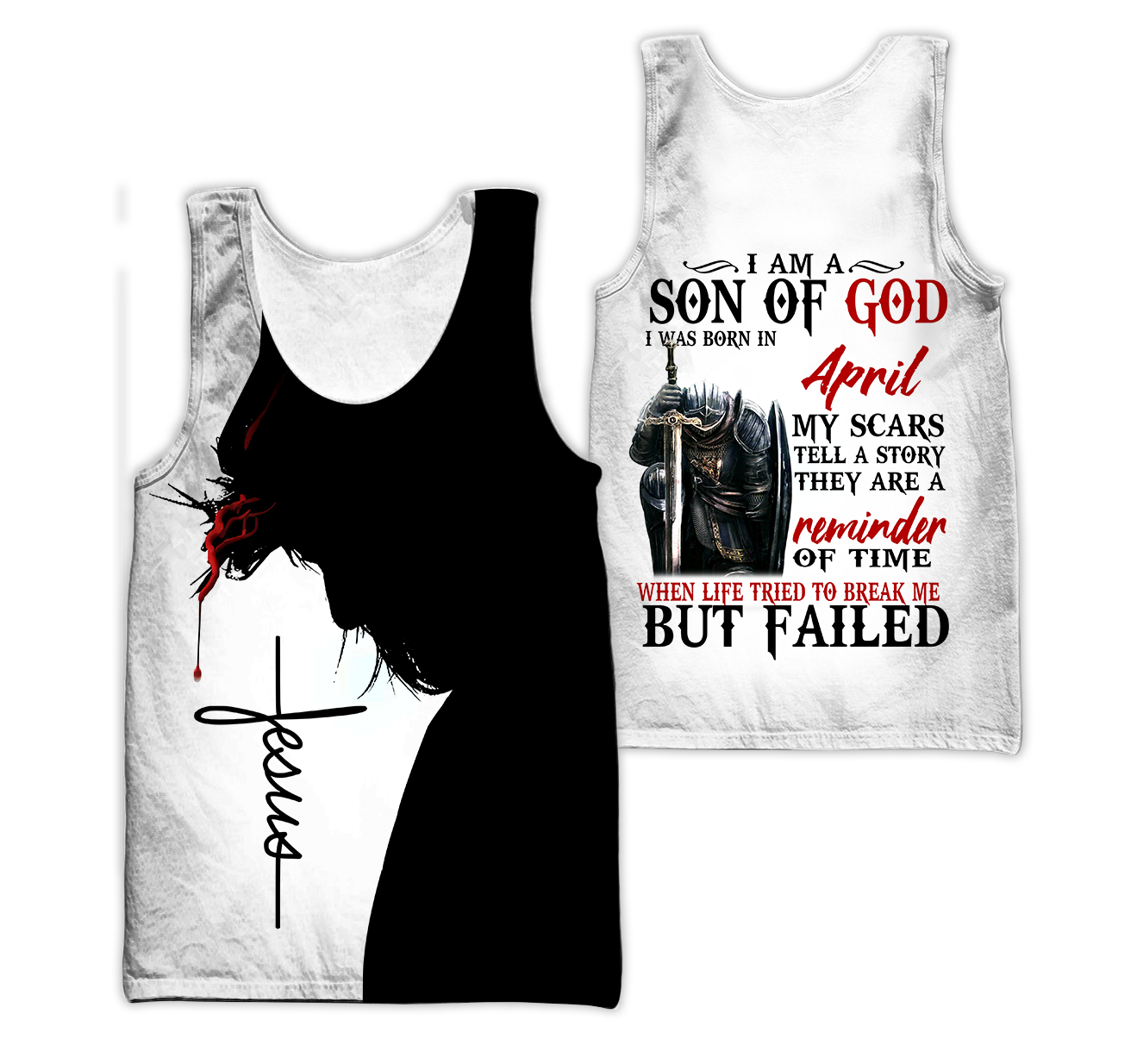 April Guy - Son of God Custome Name 3D All Over Printed Hoodie