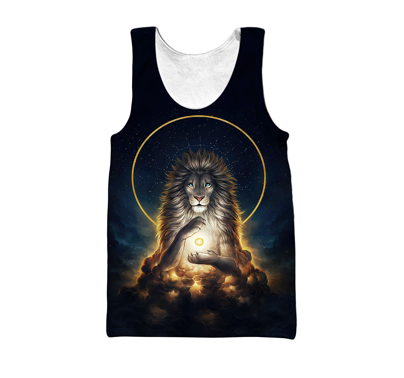 3D Magical Lion God Over Printed Hoodie