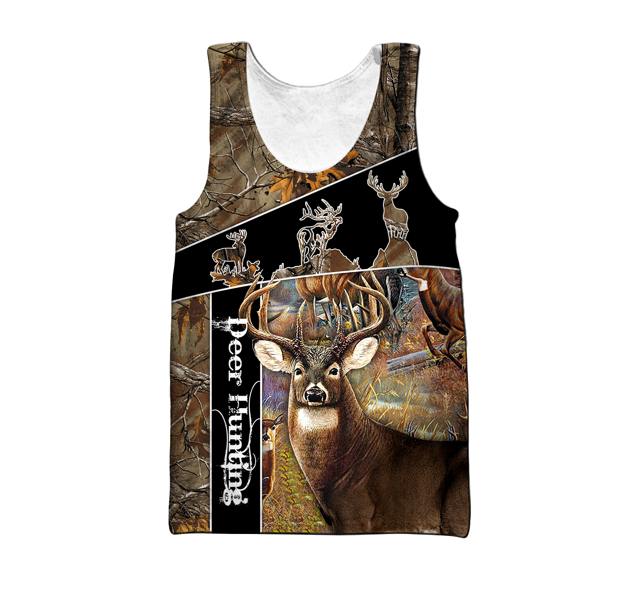 Version 2 Huntaholic - Deer Hunting 3D All Over Printed Shirts For Men And Woman