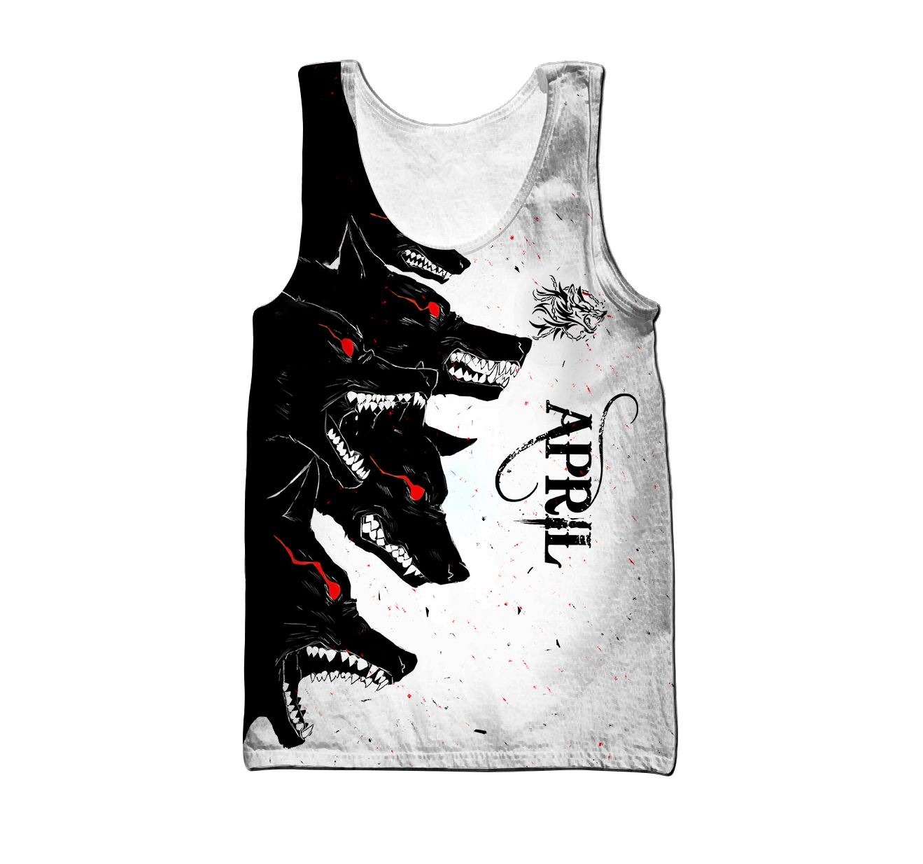 The Dark Wolf April 3D All Over Printed Unisex Deluxe Hoodie ML