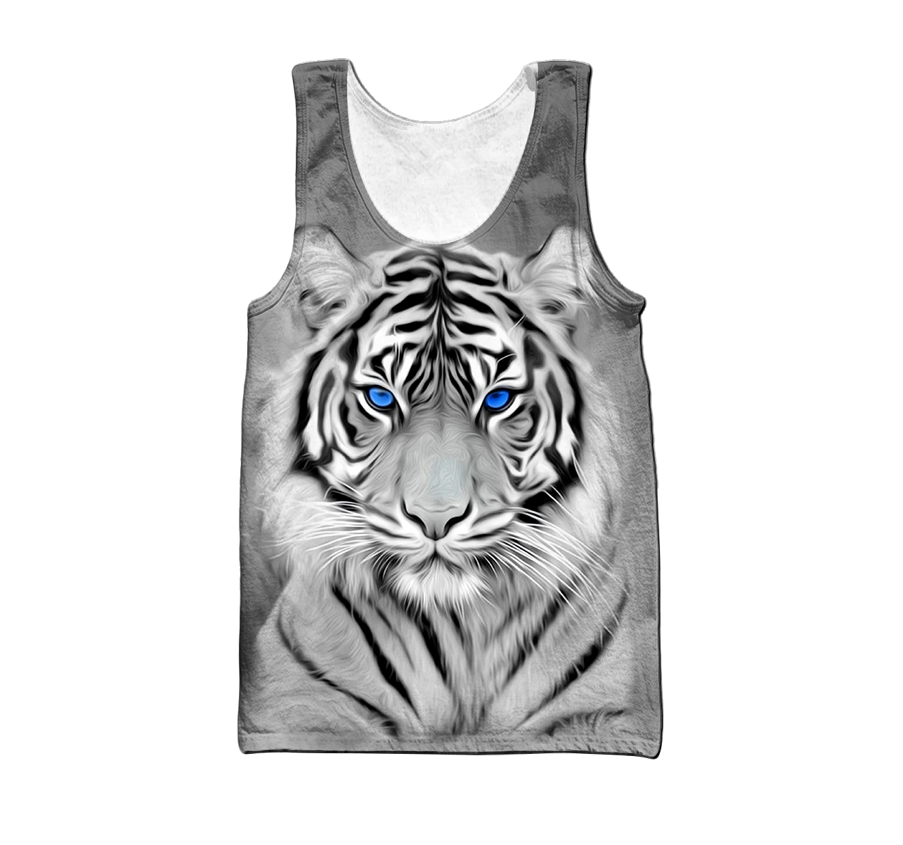 White Tigar 3D All Over Printed Shirts For Men and Women DQB08172003