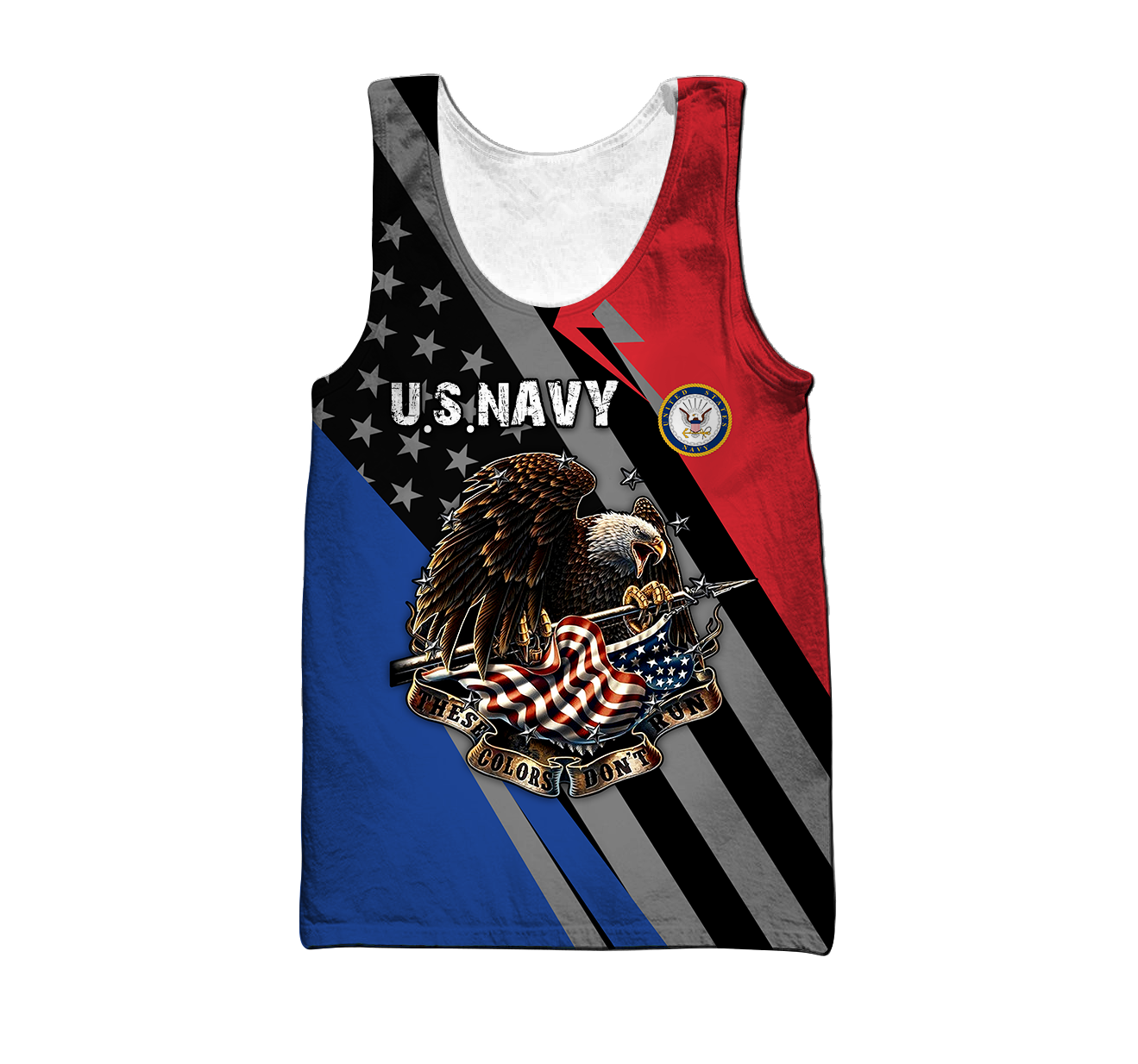 US Navy 3D All Over Printed Shirts For Men and Women TA091420051S