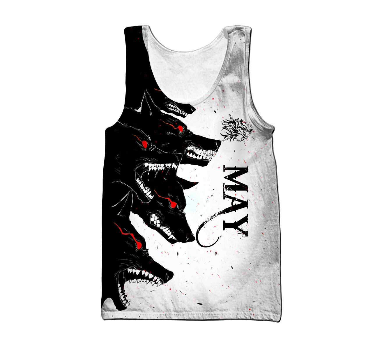 The Dark Wolf May 3D All Over Printed Unisex Deluxe Hoodie ML