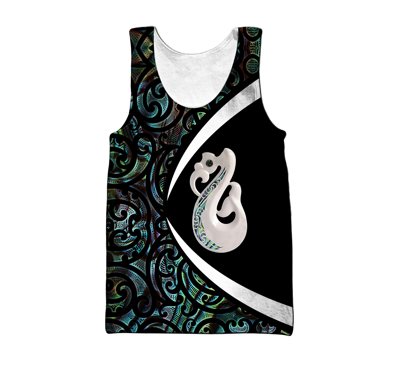Aotearoa Manaia Silver Fern Paua Shell 3d all over printed shirt and short for man and women