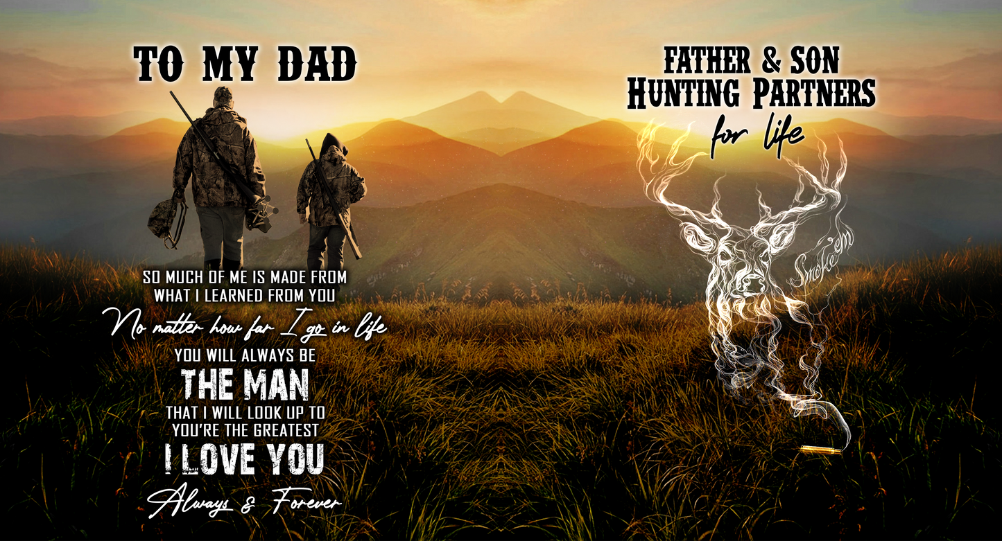 To My Dad From Son Stainless Steel Tumbler 20oz