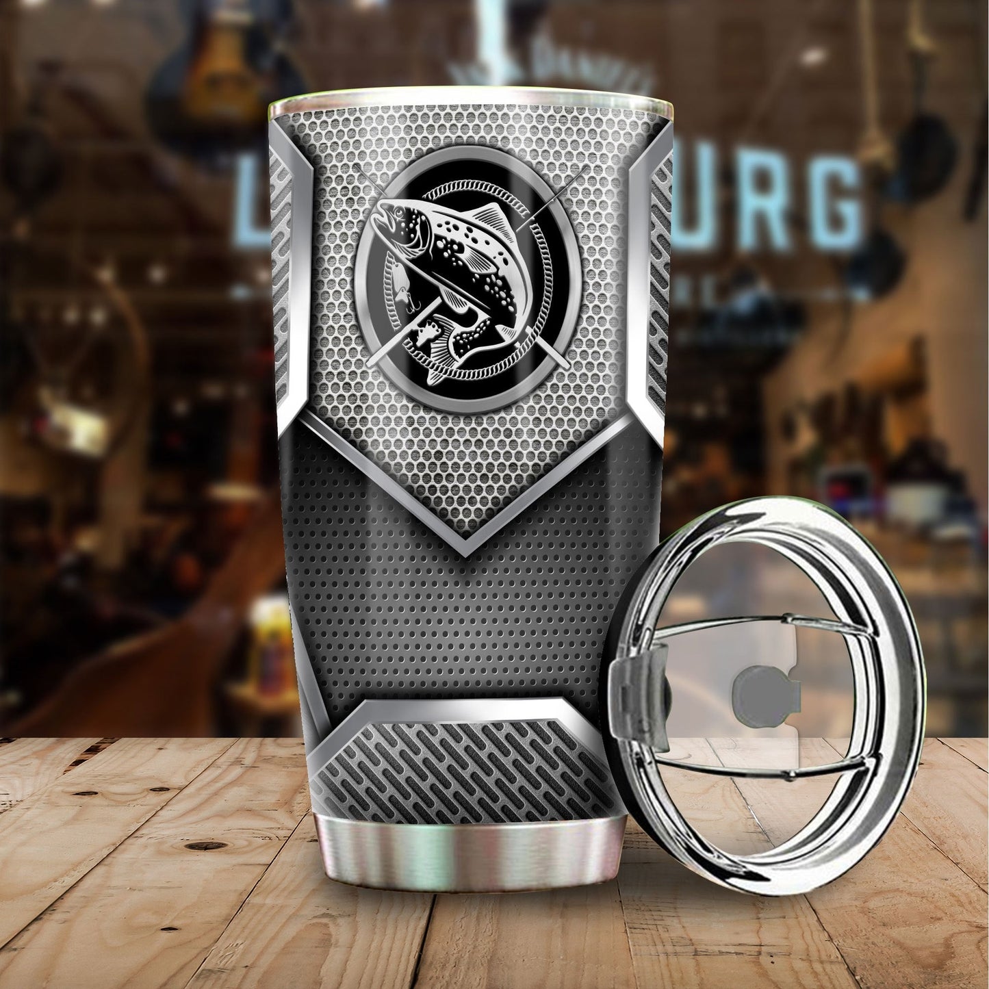 Trout Fishing Metal Stainless Steel Tumbler 20 Oz HC27503 - Amaze Style™-Tumbler