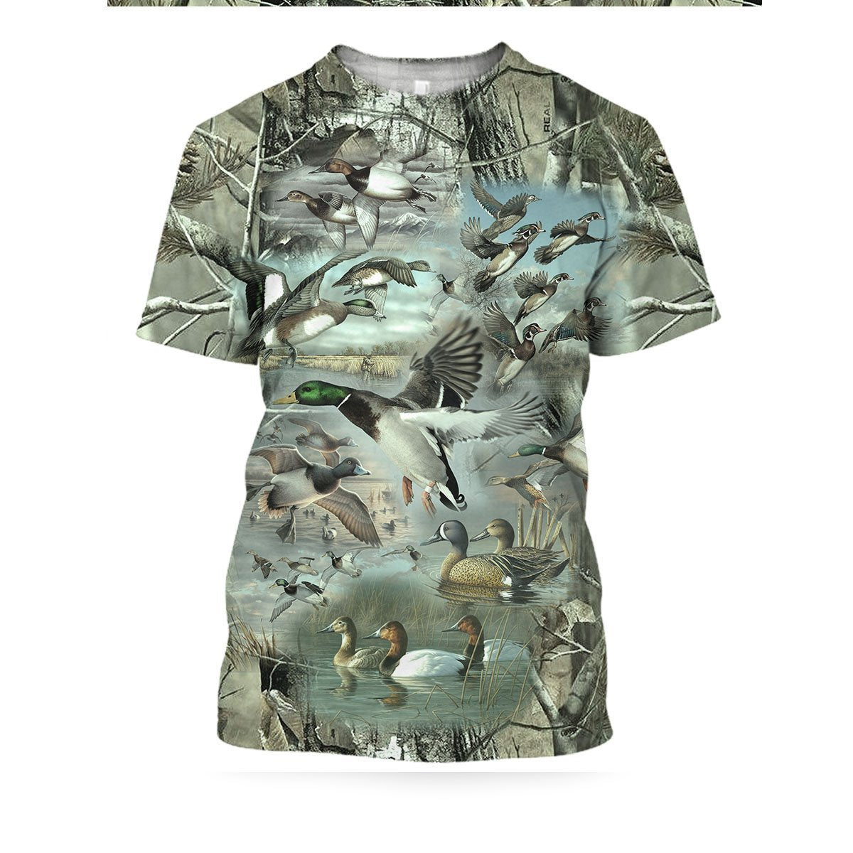3D All Over Printed Camo Duck Hunting Shirts - Amaze Style™-Apparel