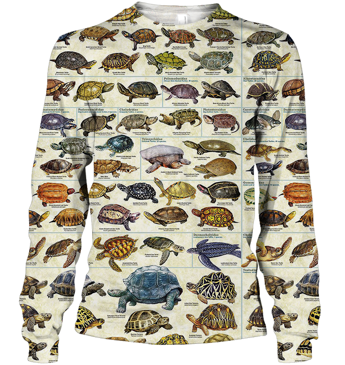 3D AOP Turtle Hoodie-Apparel-6teenth World-Sweatshirt-S-Vibe Cosy™