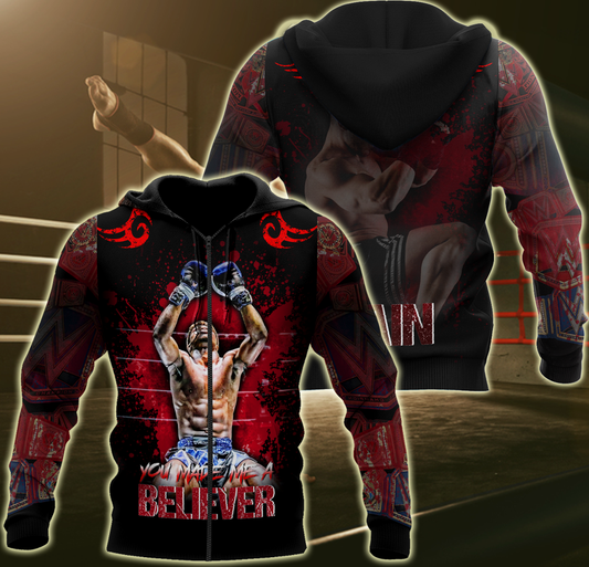 Believer Muaythai Kickboxing 3D Printed MH2105201 - Amaze Style™-Apparel
