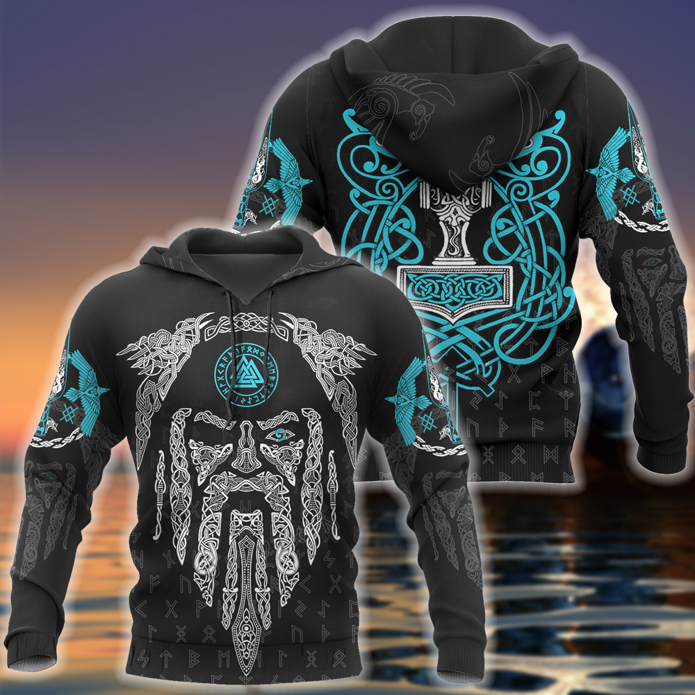 3D All Over Printed Raven And Odin version 2.0 - Amaze Style™-Apparel