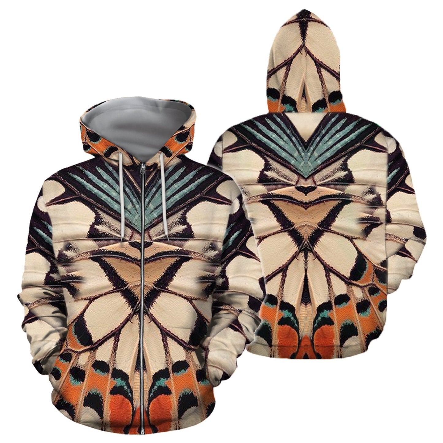 3D All Over Print Colorful Butterflies Hoodie - Amaze Style™-Apparel