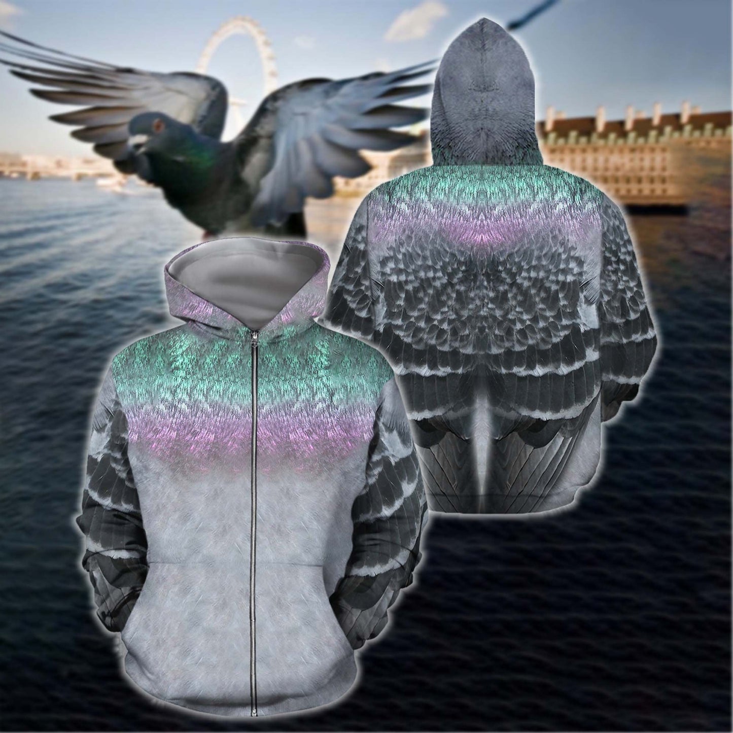 3D All Over Printed Pigeon Cover Shirts - Amaze Style™-Apparel