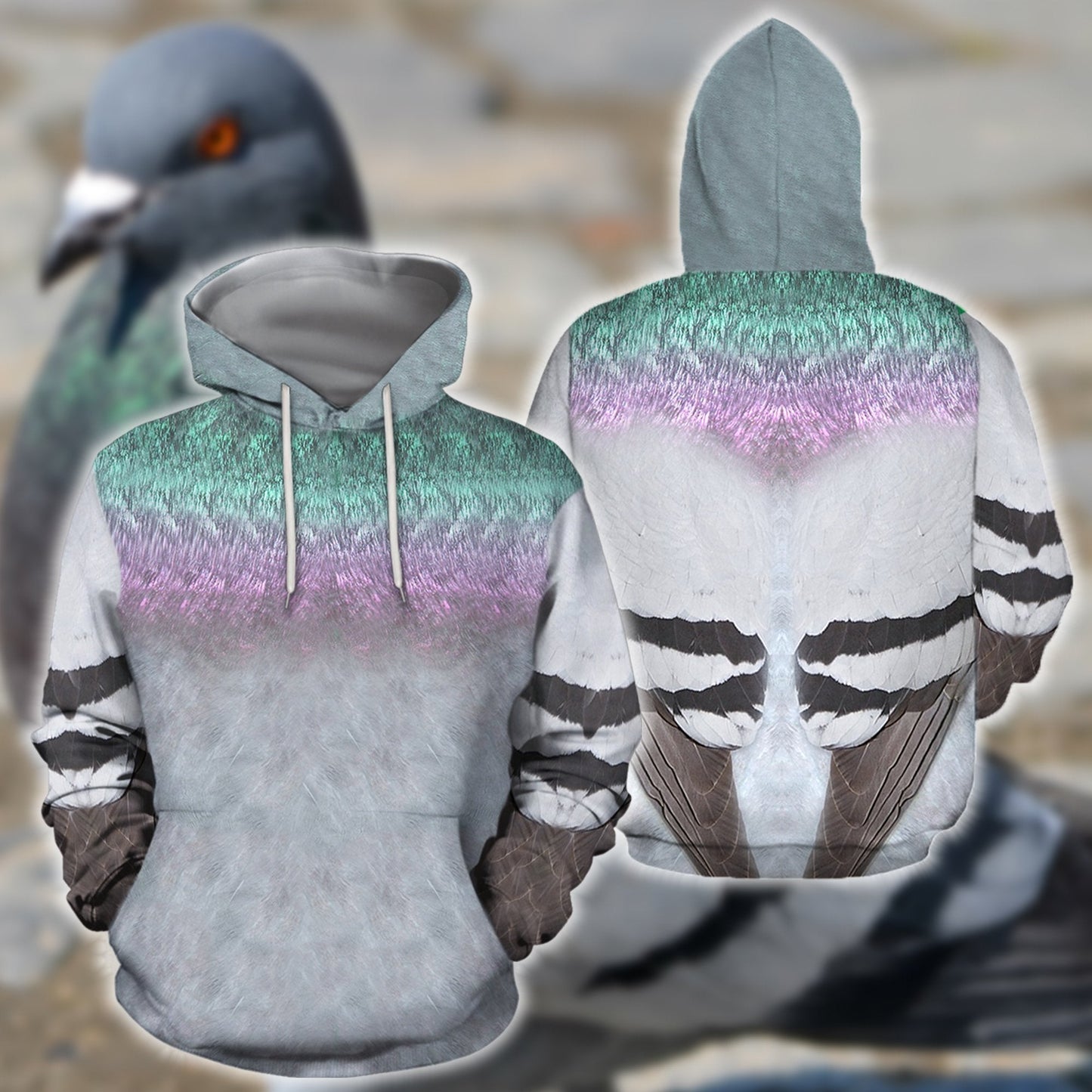 3D All Over Printed Pigeon Cover Shirts and Shorts - Amaze Style™-Apparel
