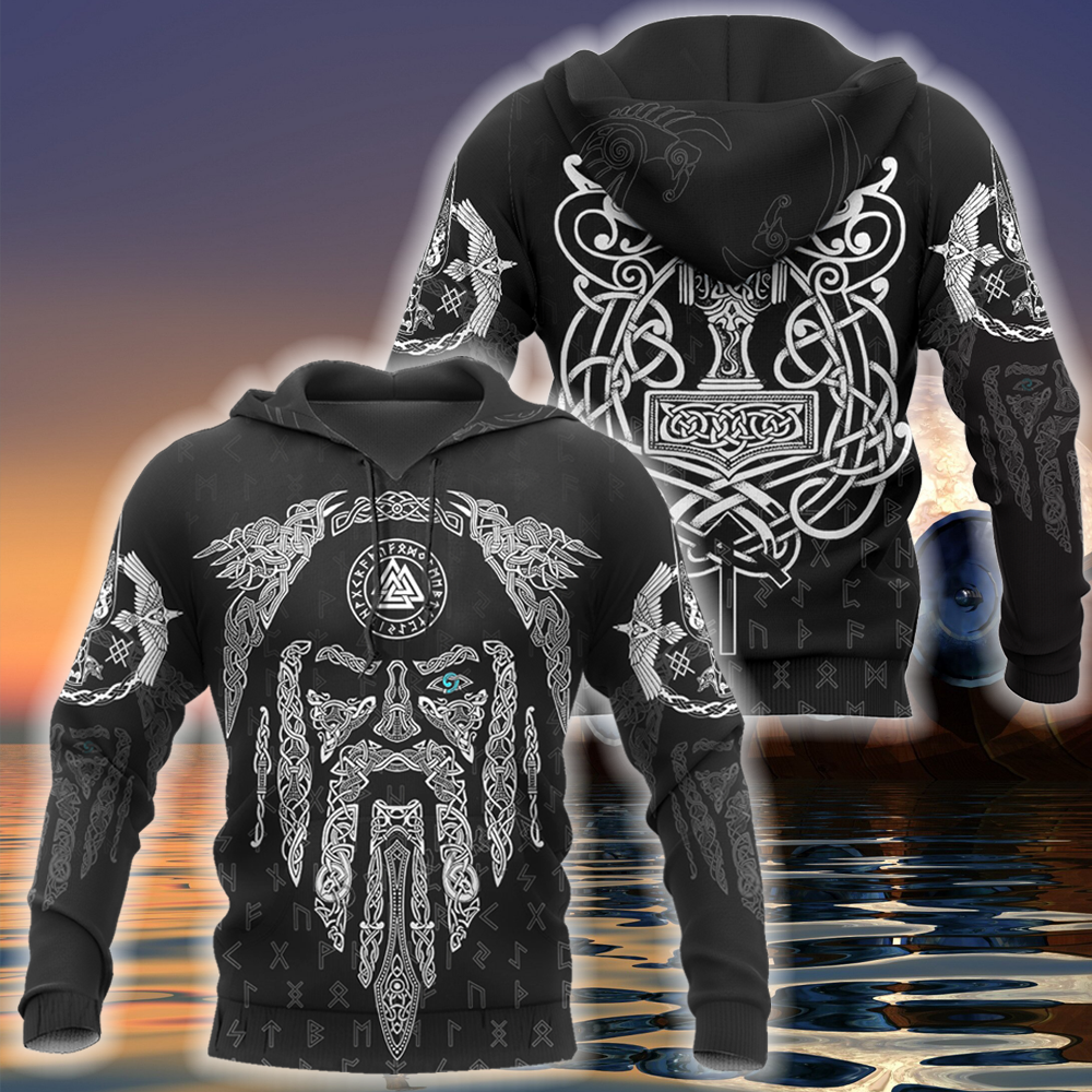 3D All Over Printed Raven And Odin version 1.0 - Amaze Style™-Apparel