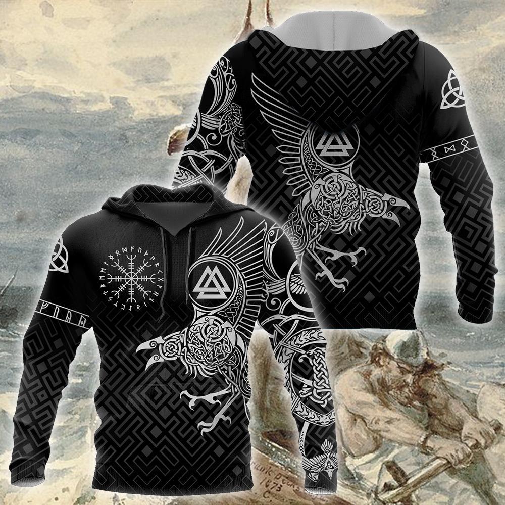 The Raven of Odin - Tattoo Style - Amaze Style™-Apparel