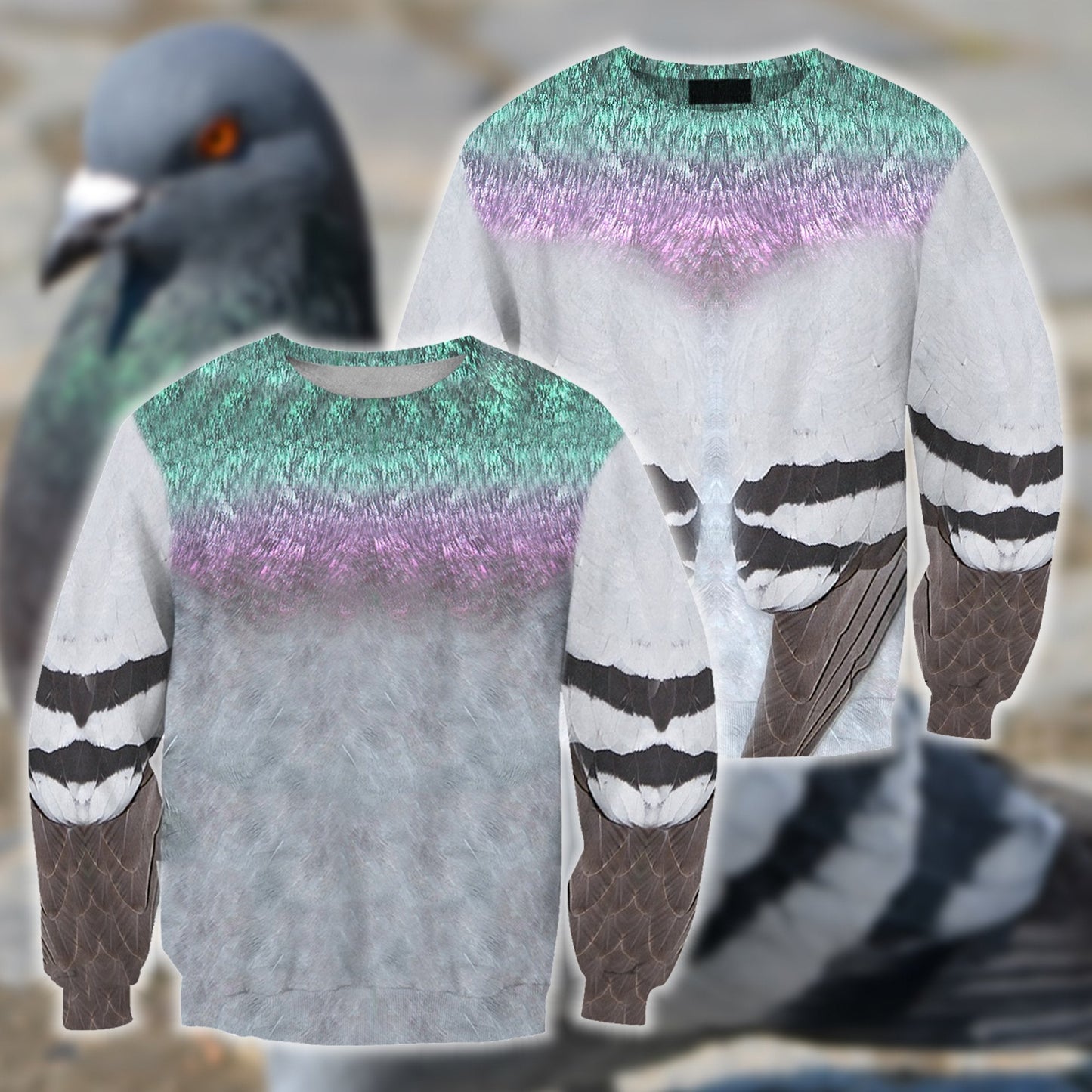 3D All Over Printed Pigeon Cover Shirts and Shorts - Amaze Style™-Apparel
