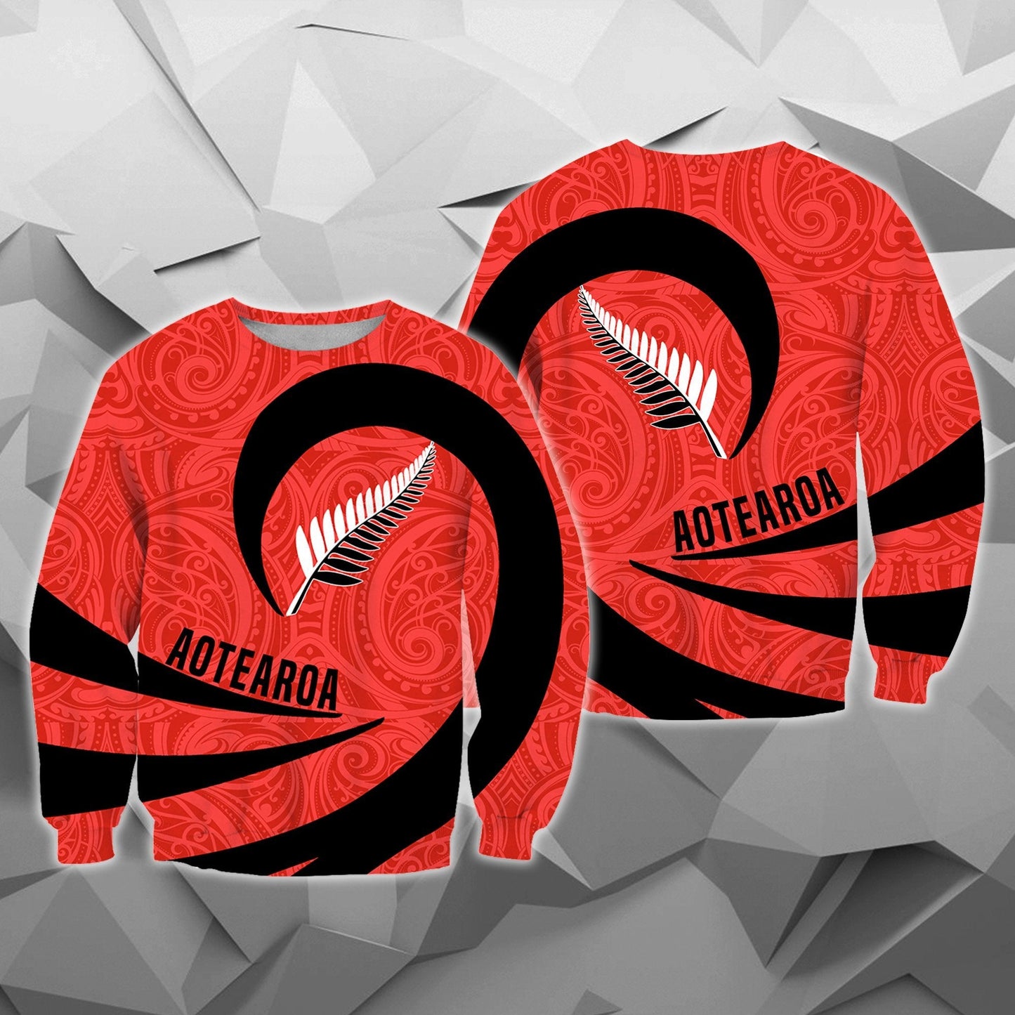 Aotearoa Hoodie Silver Fern Roll Into My Heart PL05 - Amaze Style™-Apparel
