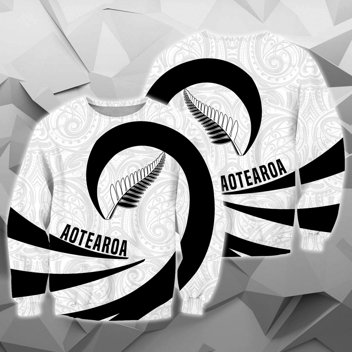 Aotearoa Hoodie Silver Fern Roll Into My Heart PL03 - Amaze Style™-Apparel