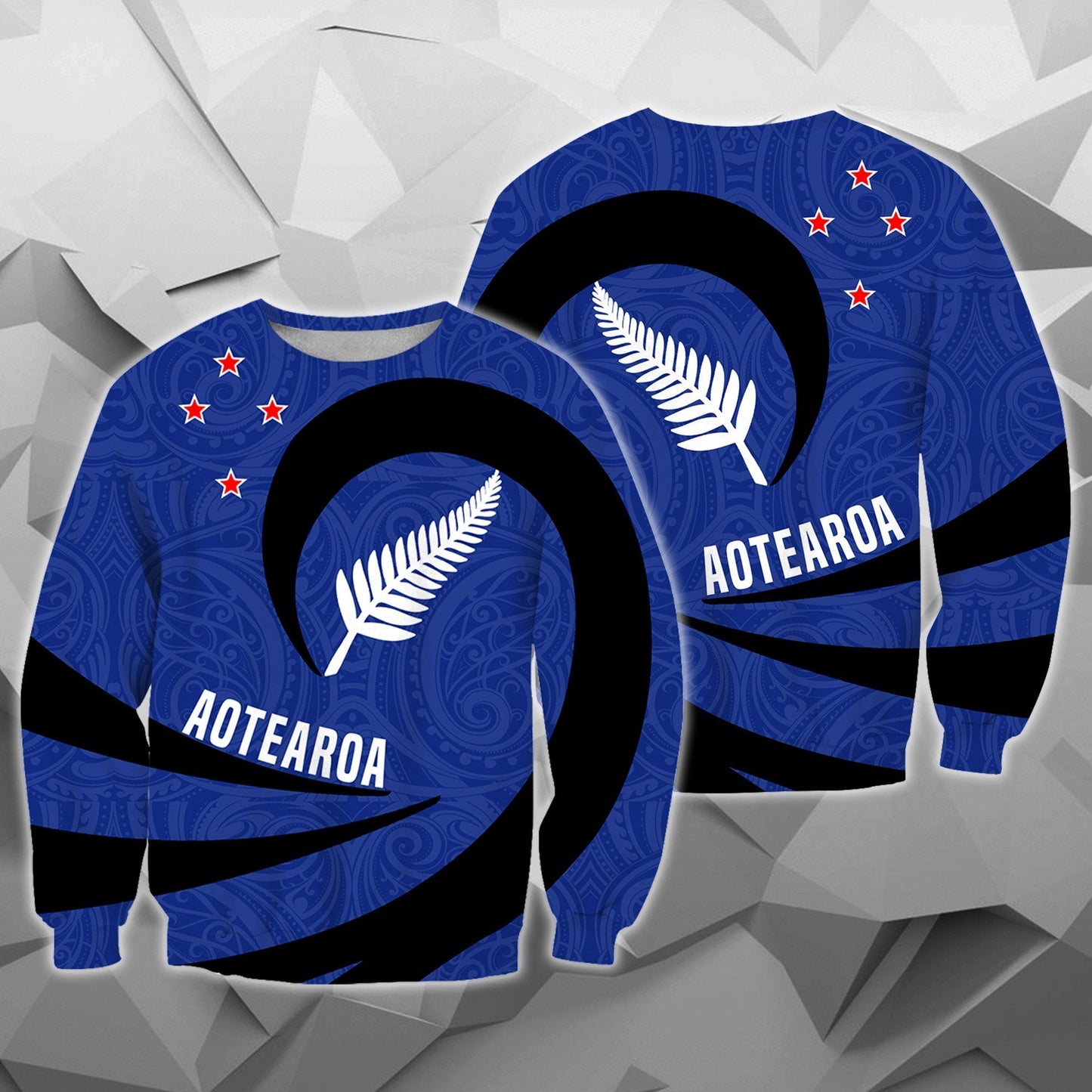 Aotearoa Hoodie Silver Fern Roll Into My Heart Zip-Up TH5 - Amaze Style™-Apparel
