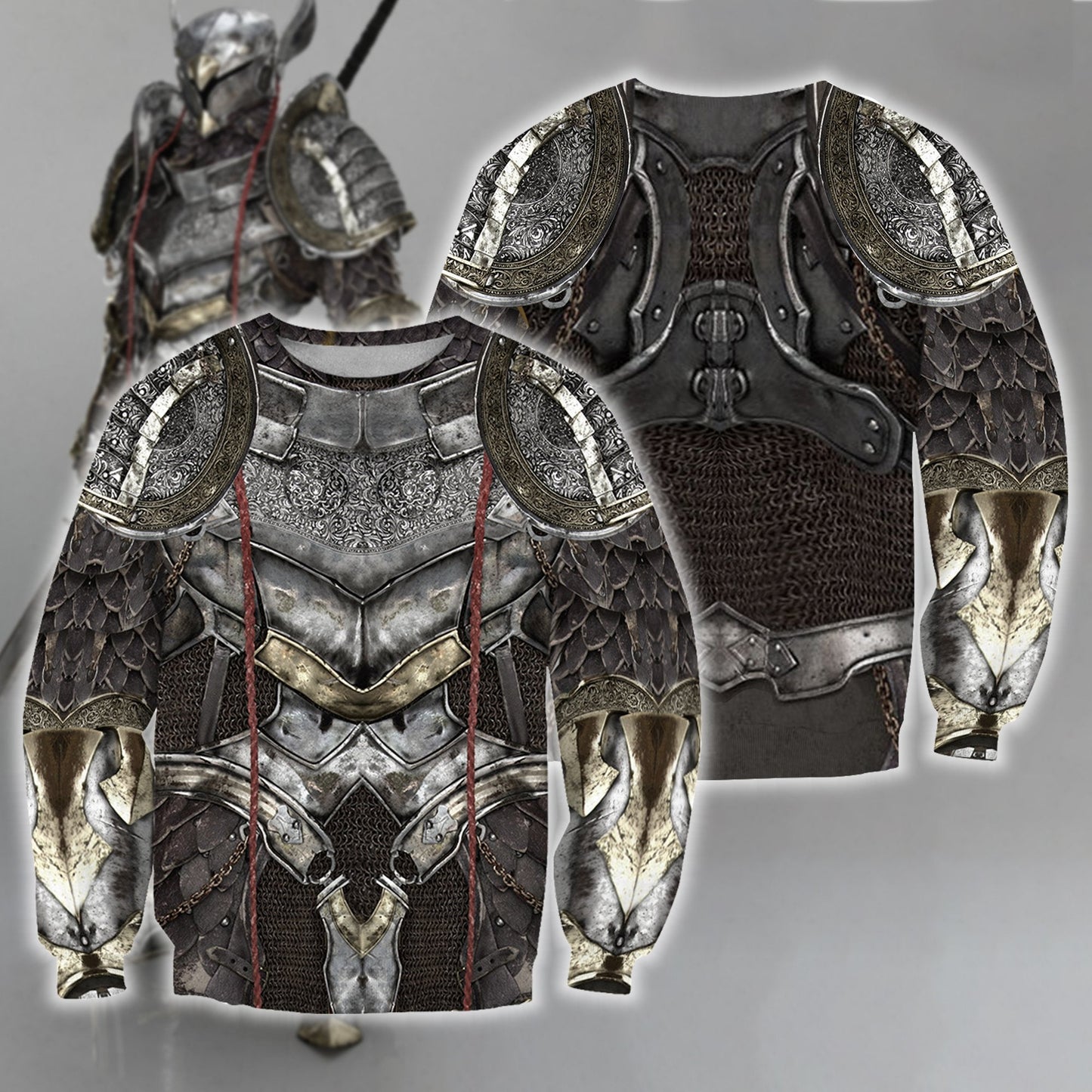 3D All Over Print Horus Armor Hoodie - Amaze Style™-Apparel