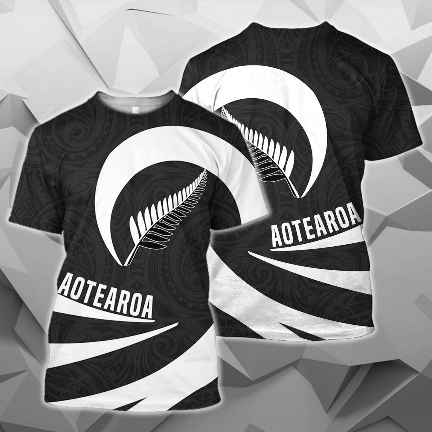 Aotearoa Hoodie Silver Fern Roll Into My Heart PL 01 - Amaze Style™-Apparel