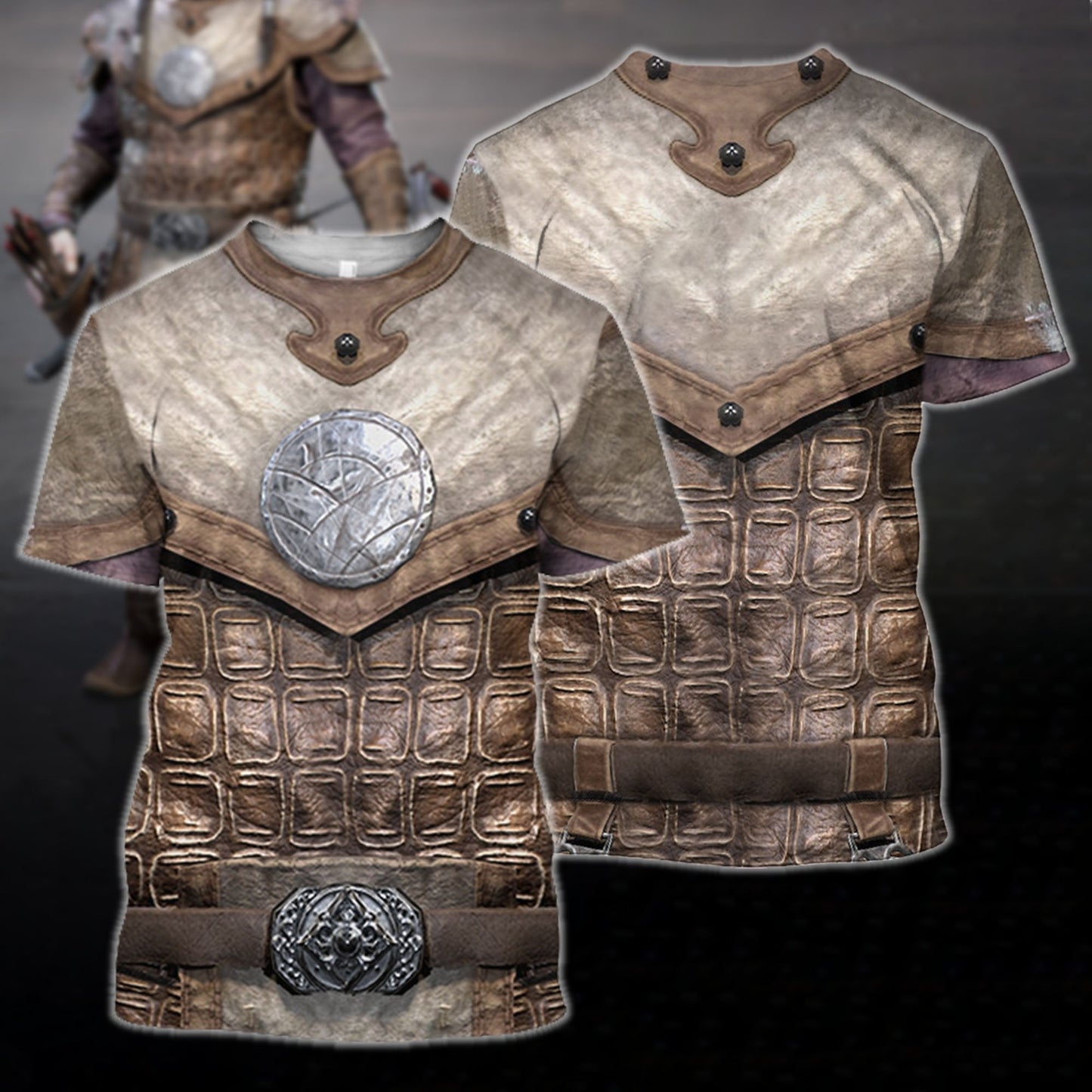 3D All Over Print Armor Mongol Hoodie - Amaze Style™-Apparel