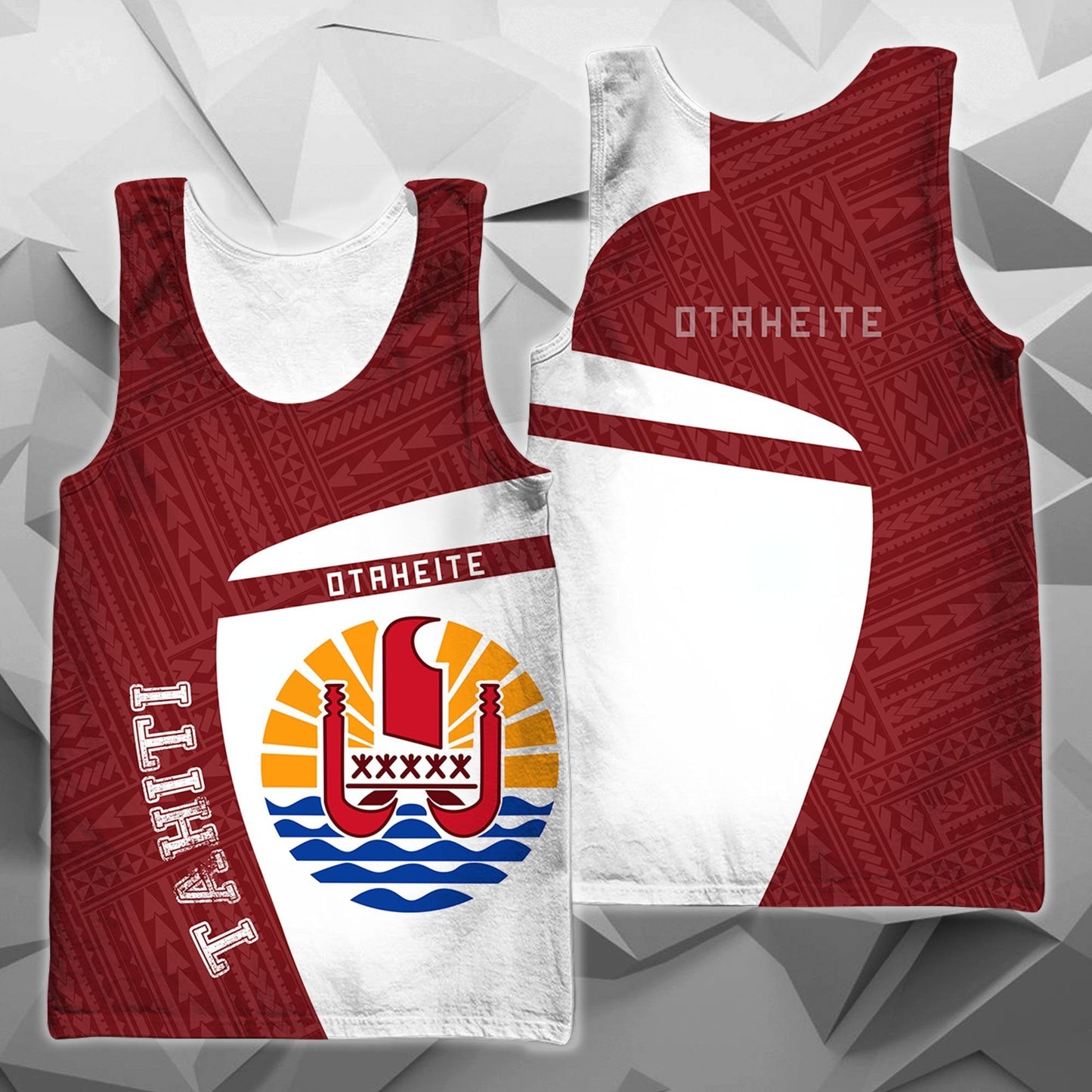 Tahiti French Polynesia Zip-up Hoodie - Premium Style J1 - Amaze Style™-Apparel