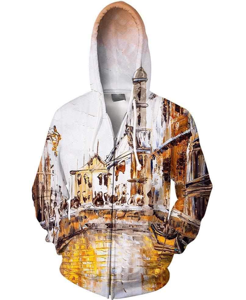 Venice Italy 2-Shirt-6teenth World-Zip-S-Vibe Cosy™