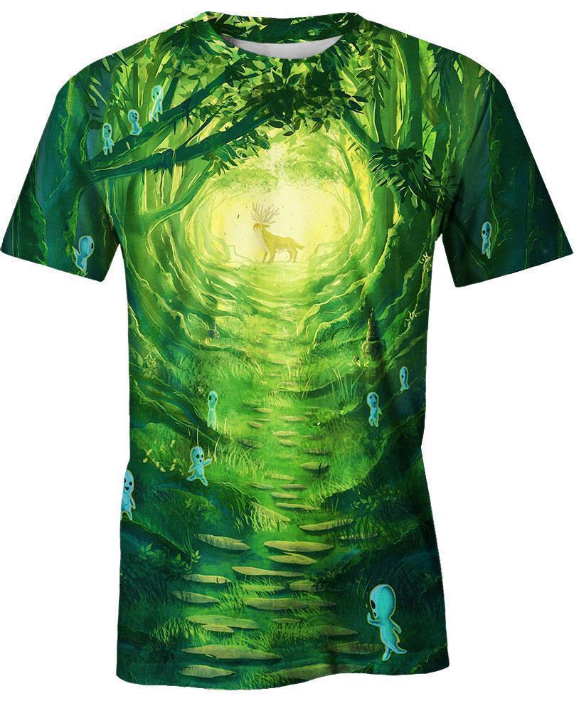 Spirit Of The Forest-ghibli-VIO STORE-T-Shirt-S-Vibe Cosy™
