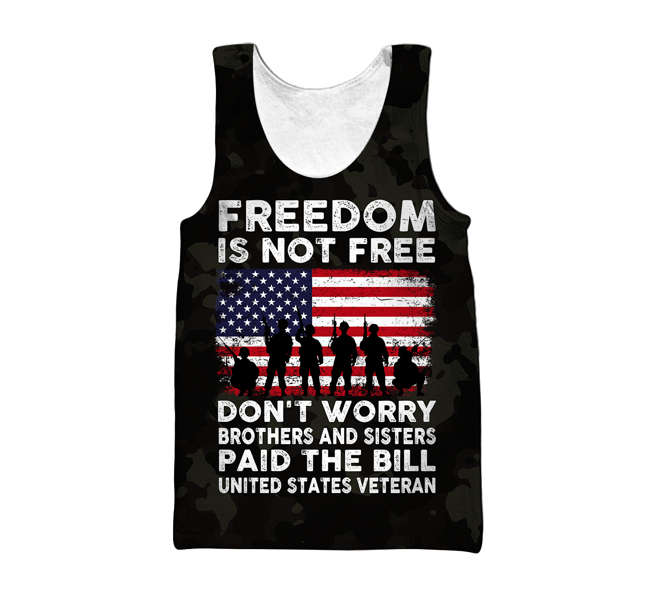 Veteran Freedom is not Free 3D all over printed shirts for men and women DD05252001 - Amaze Style™-Apparel