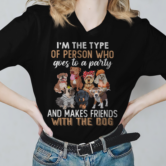 Dog T-shirt Make Friends With The Dogs TH