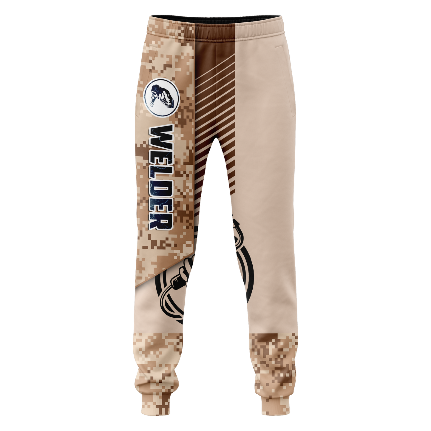 Tmarc Tee Premium Welder 3D Printed Combo Zip Cloak & Sweatpant Welding For Winter