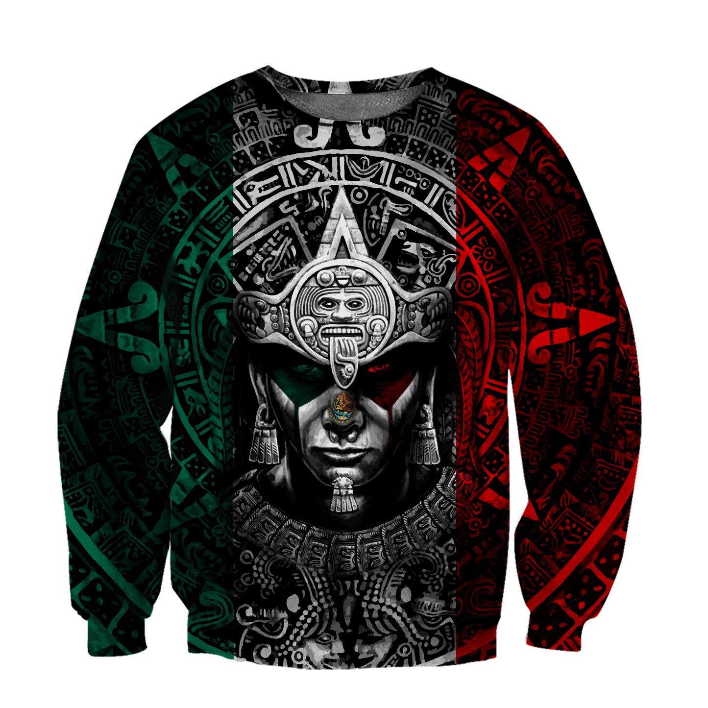 Aztec Warrior 3D All Over Printed Hoodie