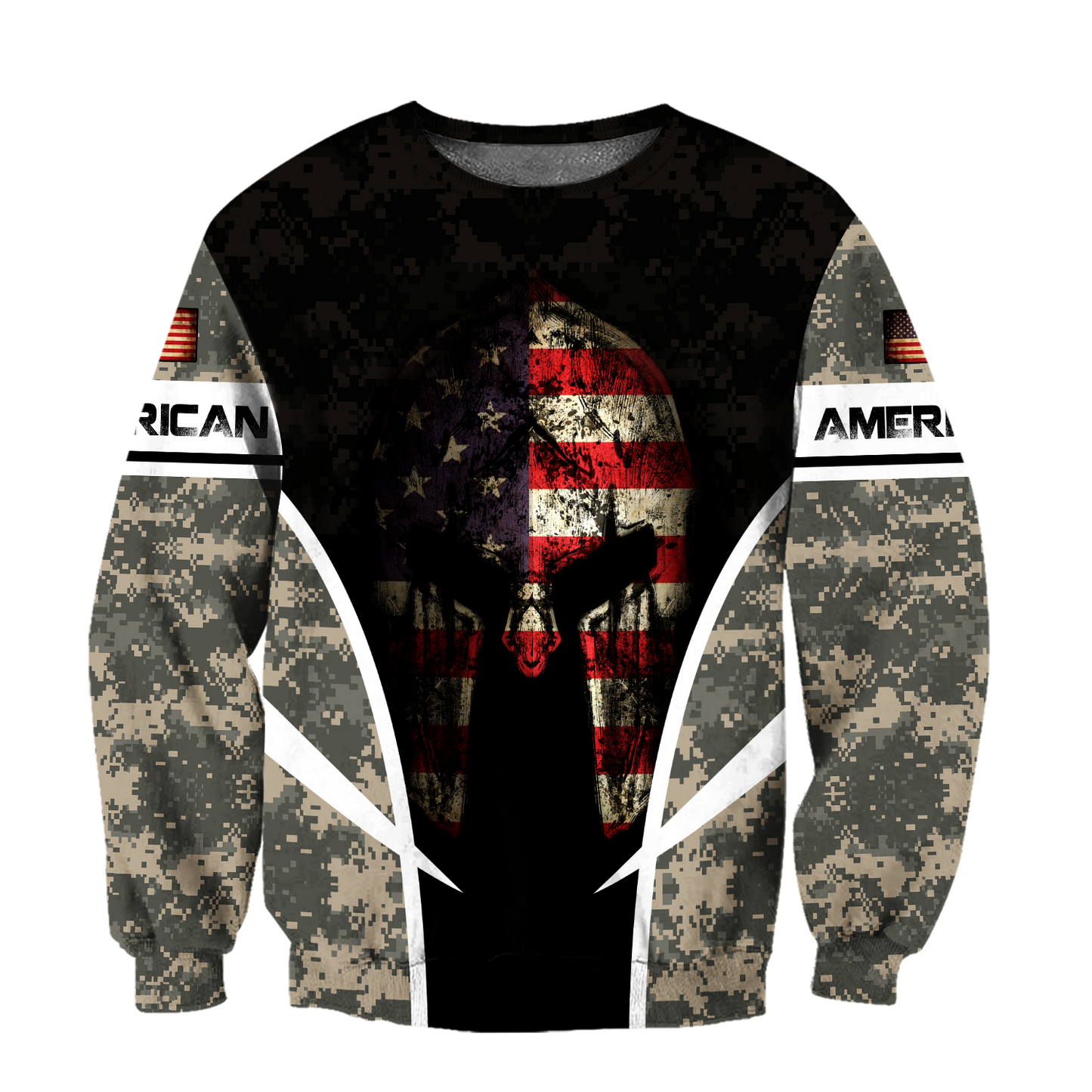 American 3D Over Printed Unisex Deluxe Hoodie ML MH25052102