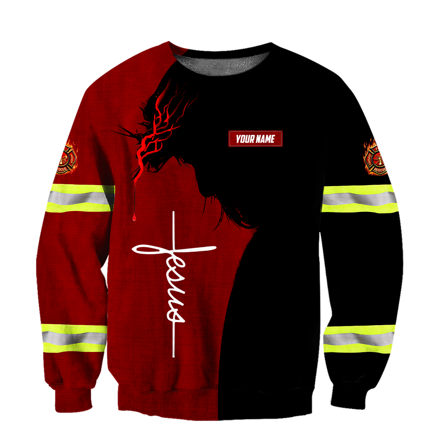 Customize Name Firefighter 3D All Printed Hoodie For Men And Women MH08012002