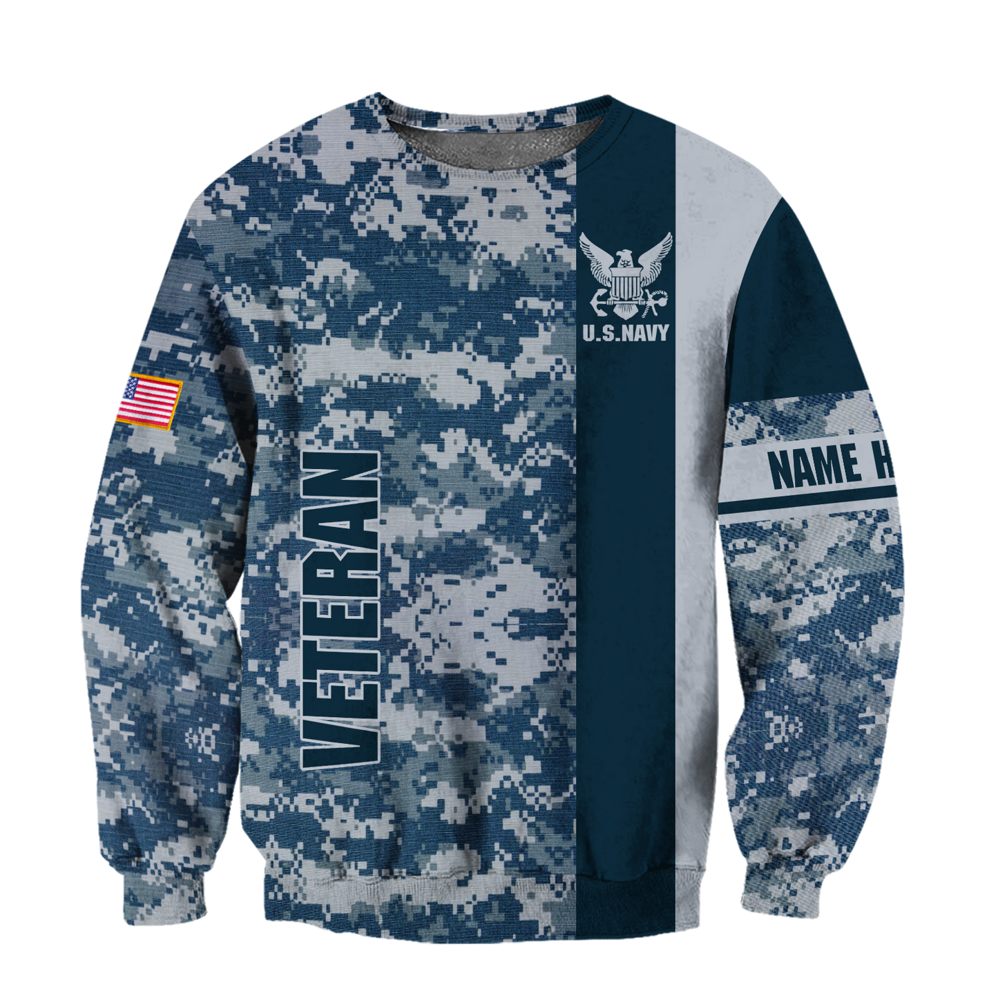 US Army Veteran Personalized name 3D All Over Printed Unisex Shirts
