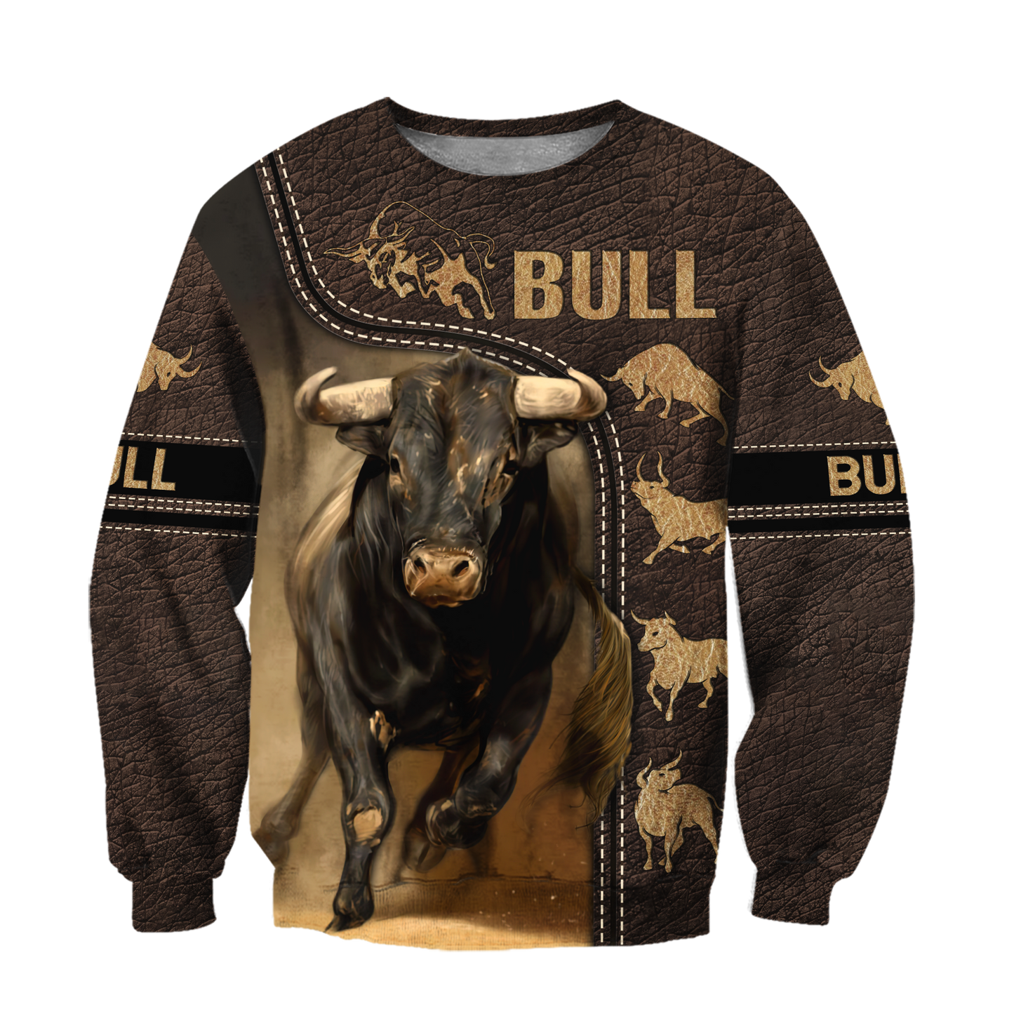 Bull 3D All Over Printed Shirts Pi08032102