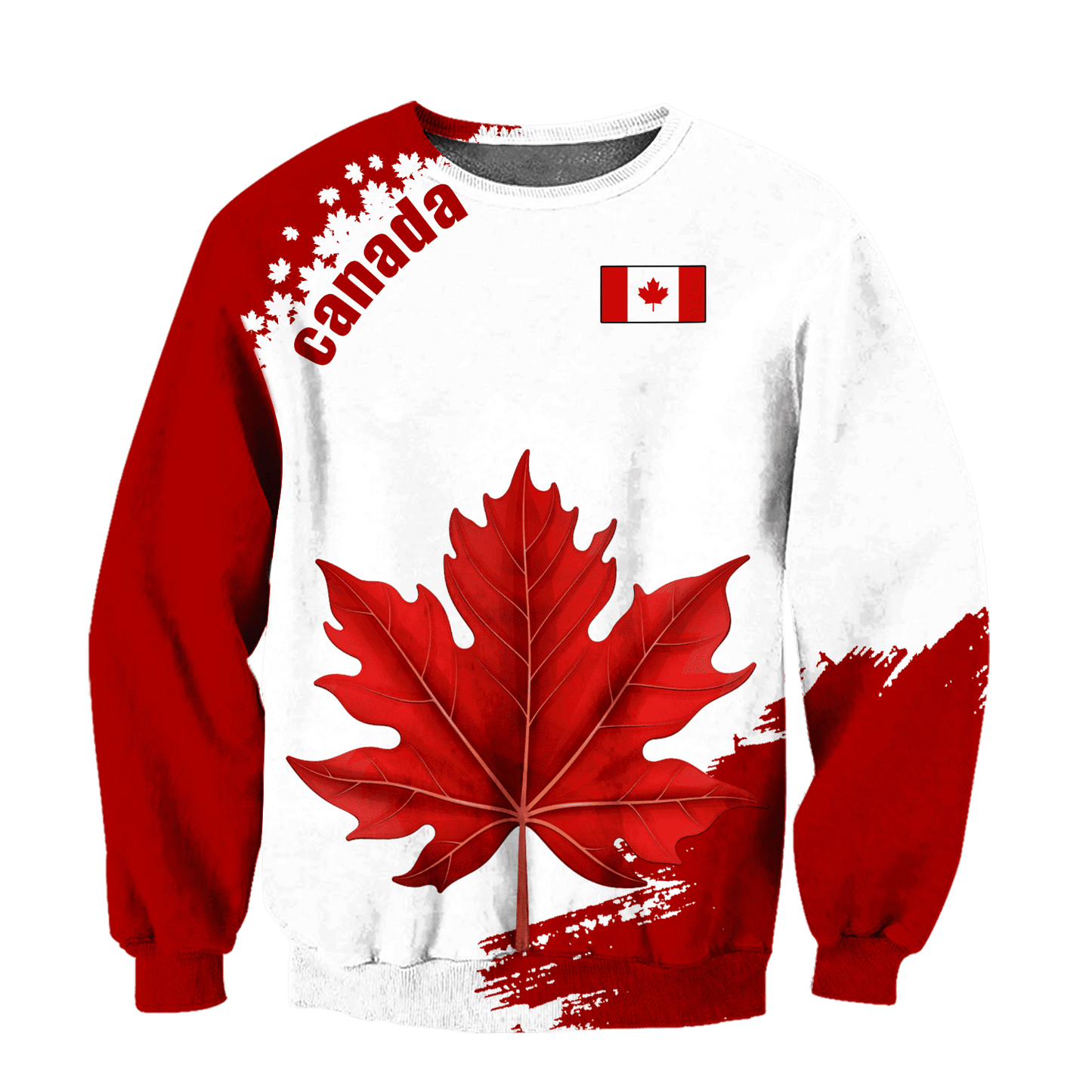 Canada Day No3 Name Pullover Premium Unisex Hoodie Maple Leaf