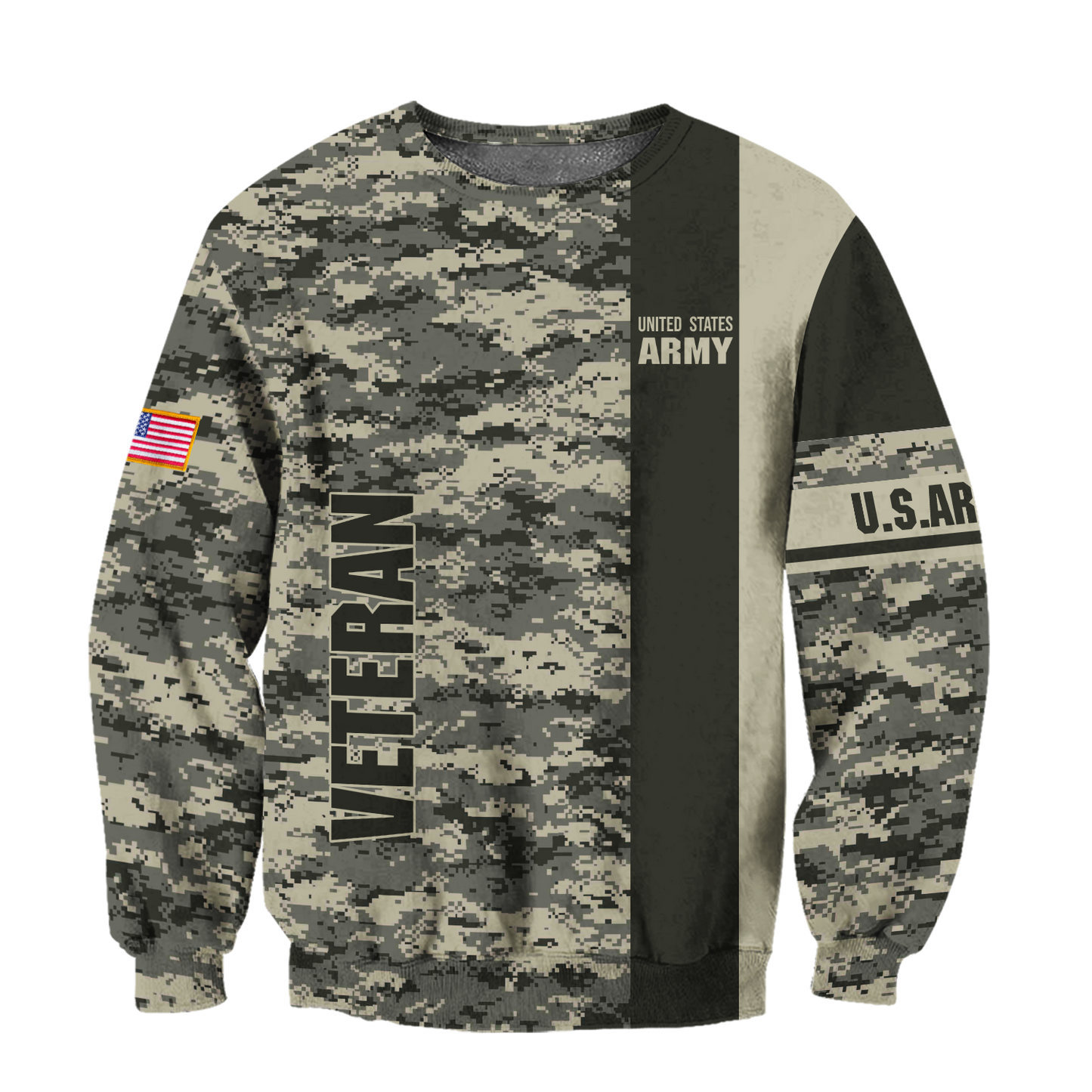 US Army Veteran Personalized name 3D All Over Printed Unisex Shirts