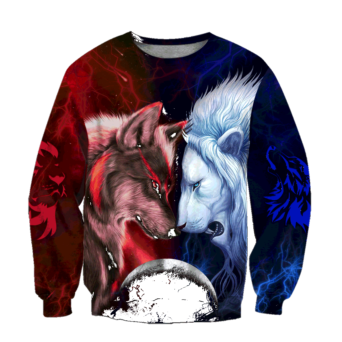 Wolf and Lion 3D All Over Printed Shirts For Men and Women