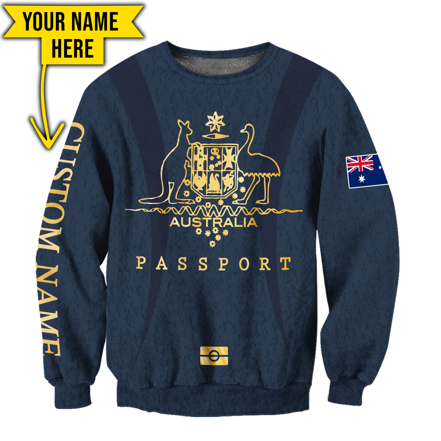 Tmarc Tee Australian passport custom name special unisex 3d print shirts